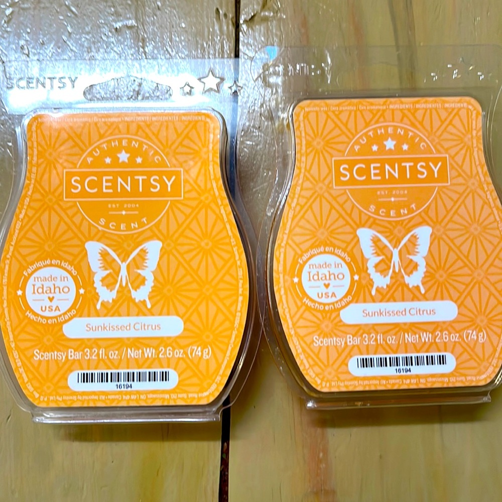 Scentsy “Sunkissed Citrus” wax tarts-READ WHOLE LISTING